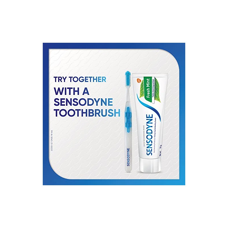 Sensodyne Fresh Mint Sensitivity Toothpaste for Sensitive Teeth and Fresh