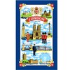 London Tea Towel Souvenir Gift Scenes Big Ben Nelson Tower
