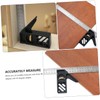 jojofuny Carpentry Combinations Square Woodworking Tool 45° 90° Limiter Easy