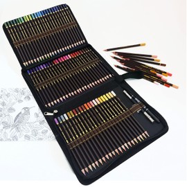 Majoart Colouring Pencils, 72 Colouring Pencils Art Set on Soft Wax Base, Perfect Choice for Adults and Artists for Colouring, Painting, Sketching and Drawing