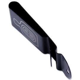 Universal Metal Belt Clip - (Black) - (w/Silhouette Target Engraving) - (1 Pack) - Replacement Steel Clip Holder for Holsters, Sheaths, Phone Cases