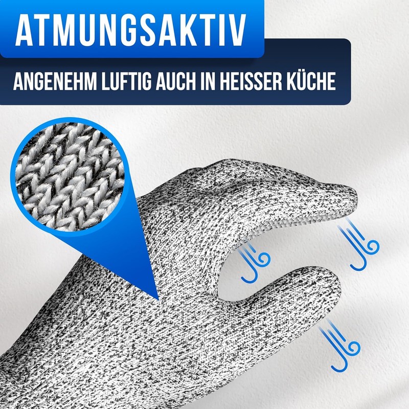 LauterSchutz® Premium Cut Protection Gloves with Nubs – Children and