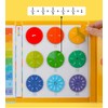 1Pcs Magnetic Fraction Educational Puzzle,Magnetic Fraction Tiles and Fraction Circles