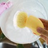 CAPASTEC Duck Shape Dish Brush with Handle, Cartoon Kitchen Brushes