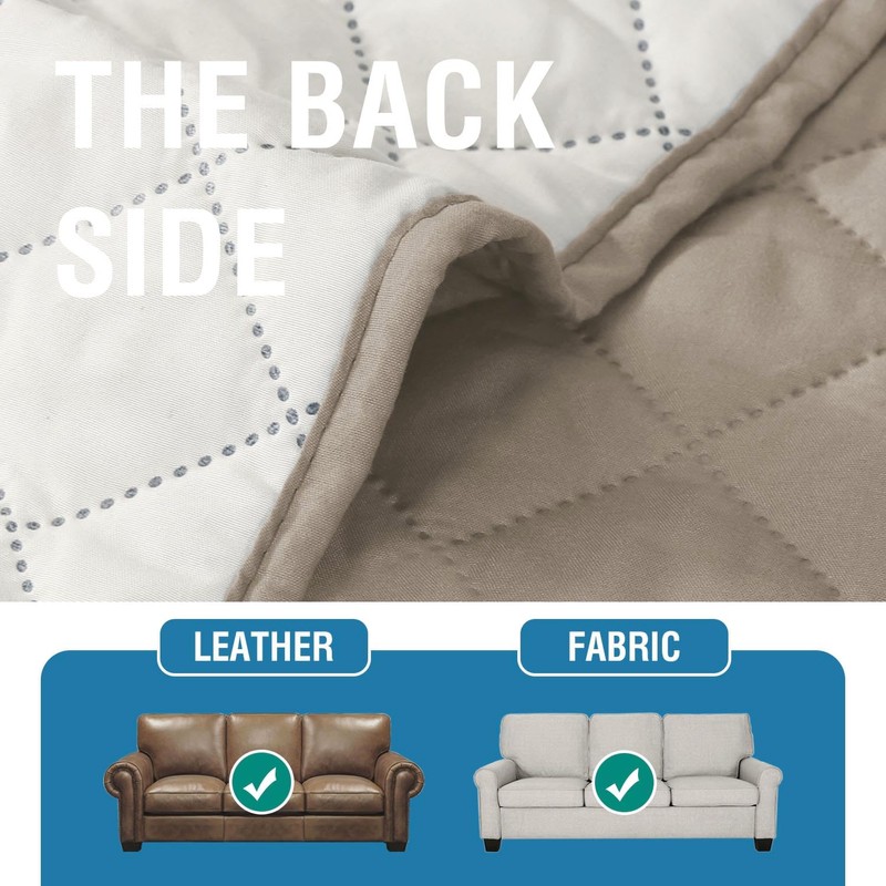 2 Pack Water Resistant Armrest Covers for Chairs and Sofas