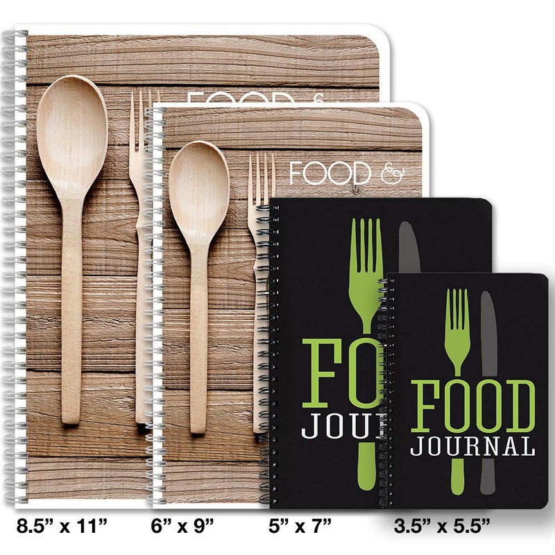 BookFactory Food Journal/Food Diary/Diet Journal -120 Pages - 5” x