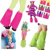 WELLATENT Fur Leg Warmers, Faux Fuzzy Furry Boot Covers for