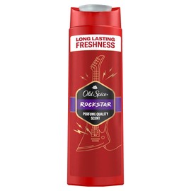 Old Spice Rockstar Men’s Shower Gel & Shampoo 400ml Multi-Use 3-in-1 Hair-Face-Body Wash