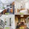 2Pack LED Flush Mount Ceiling Light Fixture Oil Rubbed Bronze,