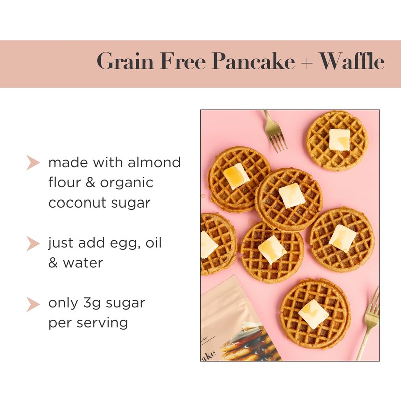 Stellar Eats Grain-Free Pancake & Waffle Mix | Gluten-Free, Dairy-Free,