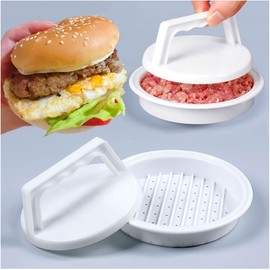 Prensa de carne multifunción for hacer hamburguesas, molde plástico for pastel y hamburguesa