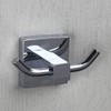 ECOSPA Bathroom Wall Mounted Double Robe Clothes Towel Hook Peg