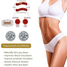Lymphatic Magnetology Earrings For Women, Halolux Lymphvity Germanium Drainage Therapy Infrared Bead Negative Ion Lymph Detox Earring Stud Earrings Round Rhinestone Jewelry Gift (silver)