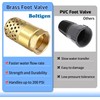 Brass Foot Valve 3/4 inch NPT Heavy Duty Spring Mesh