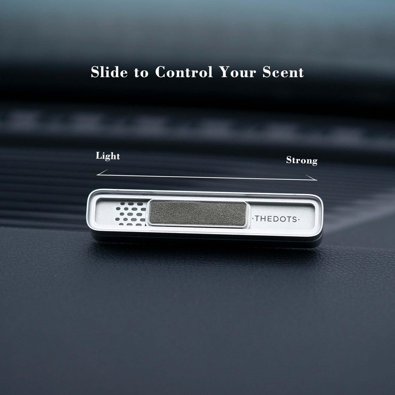 THEDOTS Gray Reusable Car Vent Clips with 2 Refills, Car