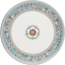 Wedgwood Florentine Turquoise Coupe, Plate, 9.1 inches (23 cm), Wedding Gift, Gift