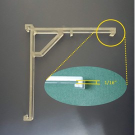 Asia Buy Vertical Blind Clear Valance Clip Bracket (5)
