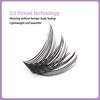84 Clusters 14mm False Eyelashes D Curly Dense Hair DIY