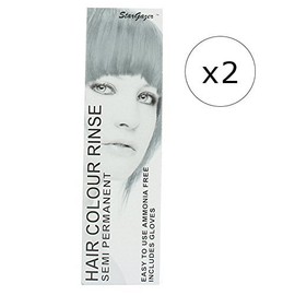 Stargazer Hair Colour Rinse Semi Permanent Hair Dye 70ml X 2 Pack-Silverlook