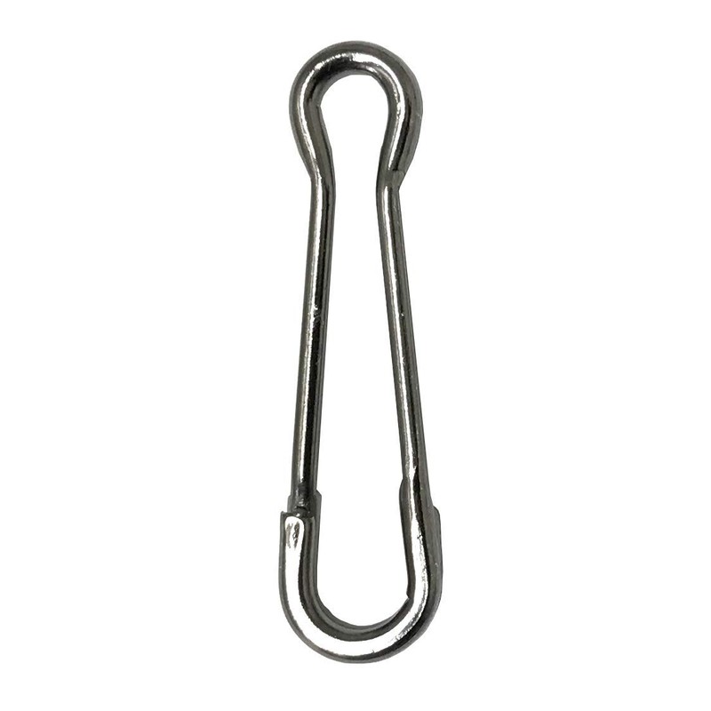 Orurdo qb500037a06n01 Snap Hawaii Hook #6 50 Pieces Chrome Black