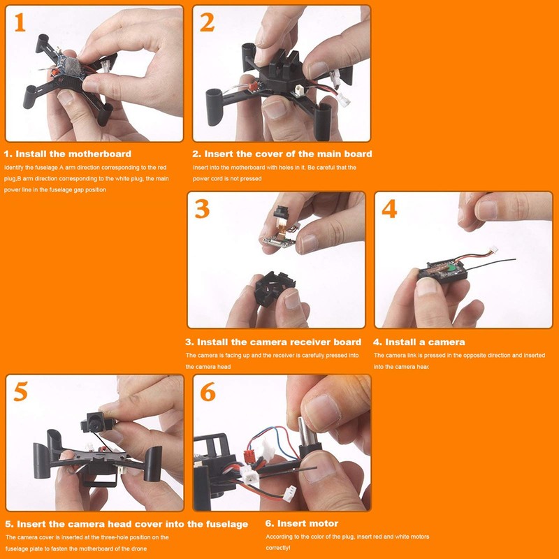 Les-Theresa Drone Kit Diy Drone Assembly Kit, Diy Quadcopter Kit