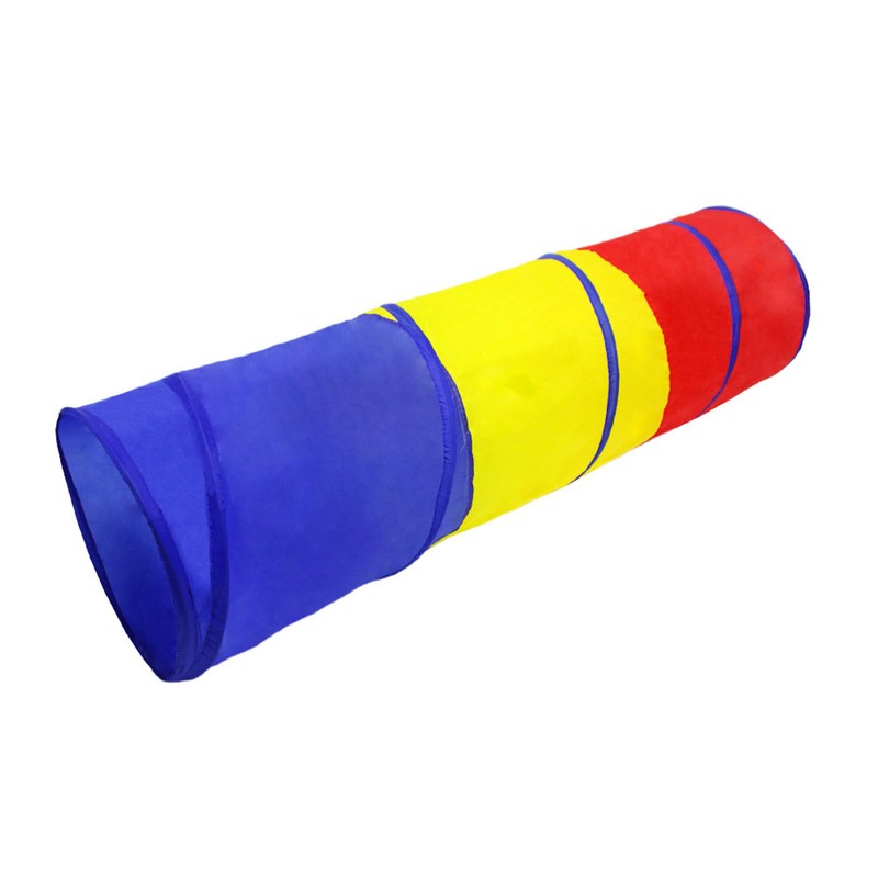 Kids Play Tunnel Folding Polyester Cloth Baby Crawling Training Equipment