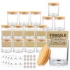 SUPMIND 15 Pack Glass Candle Jars, 7oz Clear Candle Containers