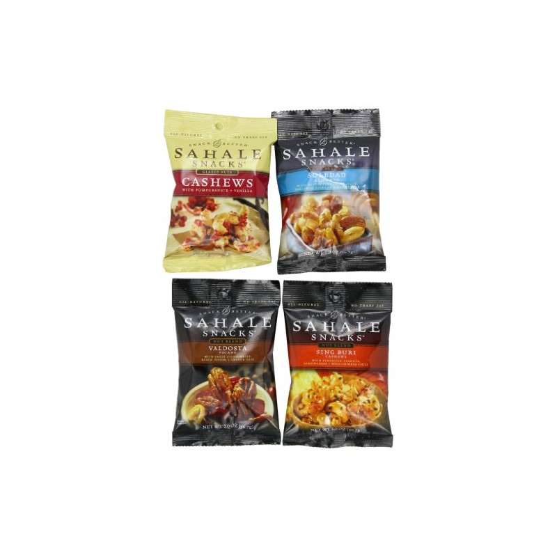 Sahale Snacks Variety Pack, 4 Flavors, 2-Ounce Pouch (Pack of