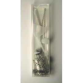 pahuxyu-mubotorupendanto Flat Oval Metal Rose Silver