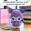 NIVEK Kuromi Y2K Lighter Flame 3D Japanese Keychain Jester Character