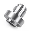 CNRAQR 6AN Male Weld on Bung Fitting Aluminum Adapters 4PCS