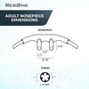 ResOne 4Ft Soft Adult Oxygen Nasal Cannula 1-Pack - Curved