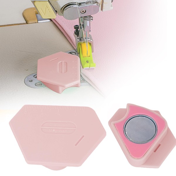 Upgraded Magnetic Seam Guide for Sewing Machine，Polygonal Sewing Seam Guide