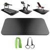 Exercise Equipment Mat,Treadmill Mat, Exercise Bike Trainer Mat, Fitness Home
