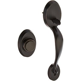 Kwikset 802CELIP-11P Chelsea Dummy Exterior Handleset Venetian Bronze Finish
