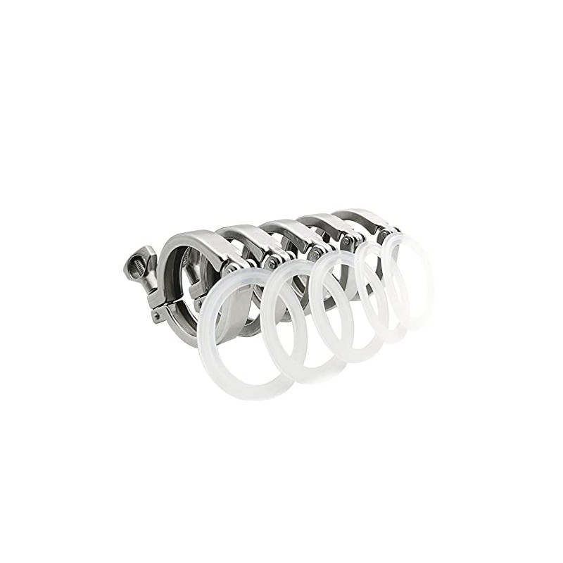 Beduan 2" Sanitary Tri Clamp 304 Stainless Steel Single Pin
