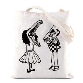 ENSIANTH Horror Movie Merch Lydia Gift Coral Snake Lover Gift Gothic Gift Snake Juice Tote Bag Broadway Musical Shoulder Bag (CA Juice Snake bag)