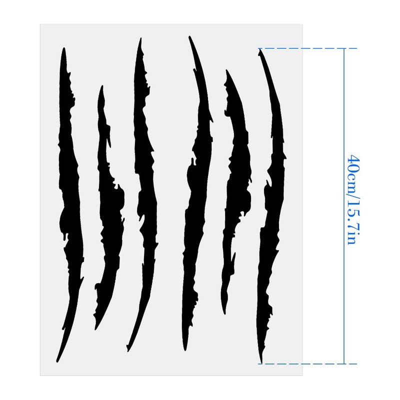 Car Sticker - GLADFRESIT - 2Pcs Claws Scratch Stickers Claw