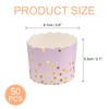 sourcing map 50pcs Cupcake Wrappers for Wedding, Paper Baking Cups,