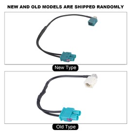 Radio Antenna Adapter, Radio Antenna Adapter, 2 to 1 MIB Antenna Adapter G FAKRA Radio for RCD330G RCD330 RCN210 RCD510 Fit for Desay