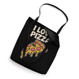 I Love Pizza Slice Dripping Cheese Delight Tote Bag