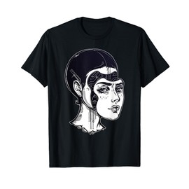 Artificial Intelligence Tshirt - Sci-fi AI Alien Cyborg Tee T-Shirt