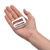 sourcing map 4 x Metal Webbing Strap 1.5 Inch 38