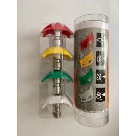 PowerCare Pressure Washer Nozzle Set 3300 PSI PowerCare 4 Piece Quick Connect AP31003B NEW