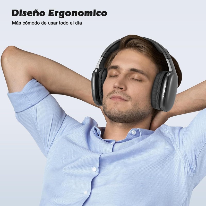 YOMYM Audifonos Inalambricos, Audifonos Inalambricos Diadema,Audífonos de Diadema,Audifonos Diadema Inalámbricos,Audífonos