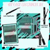 Lash Clusters Kit,144Pcs Eyelash Extension Kit Midnight with Lash Bond