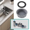 VGOL 4pcs 45mm Sink Waste Pipe Blanking Caps for Sinks