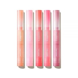 The Saem Samis Crema Velvet Lipstick Matte Highly Pigmented Daily 5 Colors Collection 1 MNS Creamy Peach / 더샘 새미스 크레마 벨벳 립스틱 매트 고발색 데일리 5colors 모음 택 1개 MNS 크리미 피치