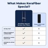 Hair Fibres Black by KeraFiber Professional-Natural Keratin Hair Building Fibres