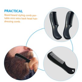 FOMIYES 4sets Beard Comb Hair Comb Mens Pocket Size Mini Portable Retro Hairdressing Tool for Grooming Perfect for Travel Maintains Beard 10pcs*4